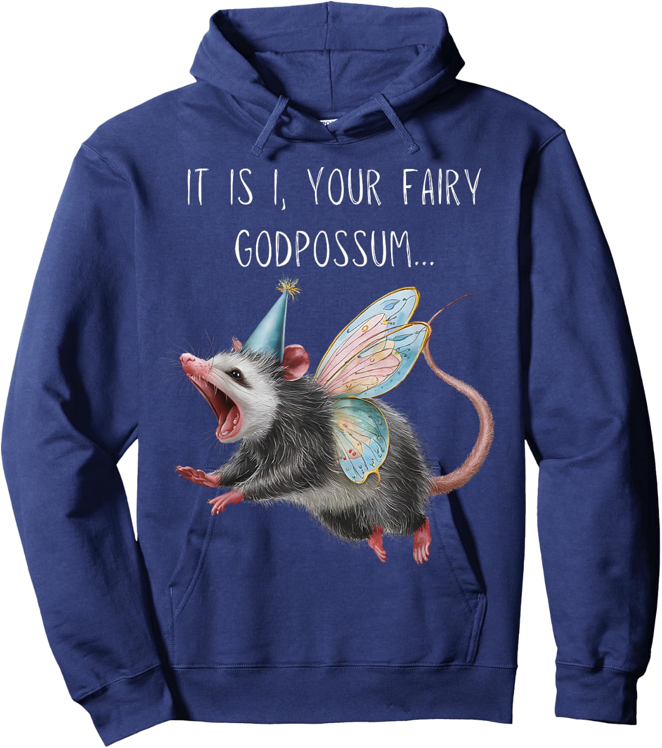 It Is I Your Fairy Godpossum Hoodie - Hoodie | Navy