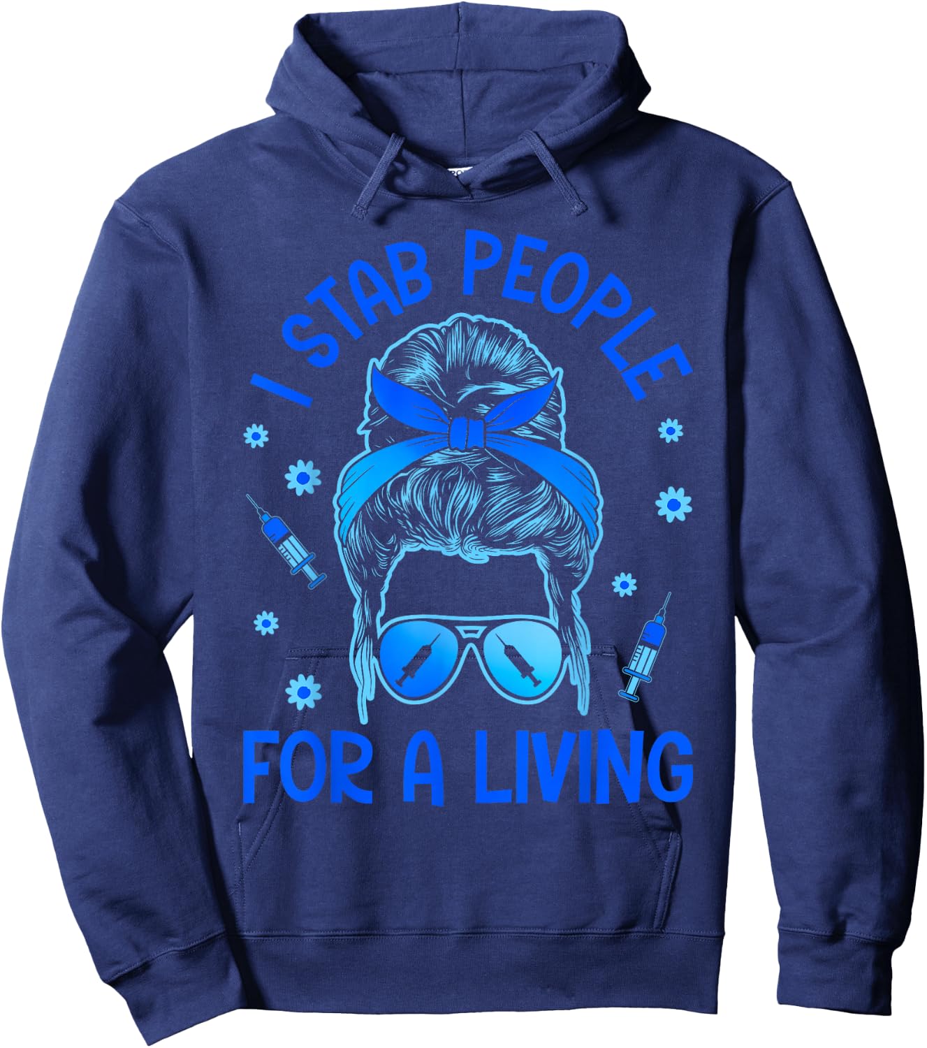Phlebotomy Technician Phlebotomist Women Hoodie - Hoodie | Navy
