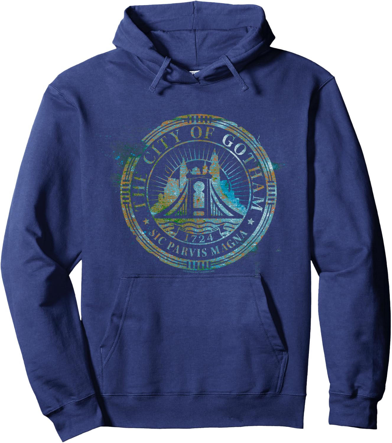 The Batman City of Gotham Hoodie - Hoodie | Navy