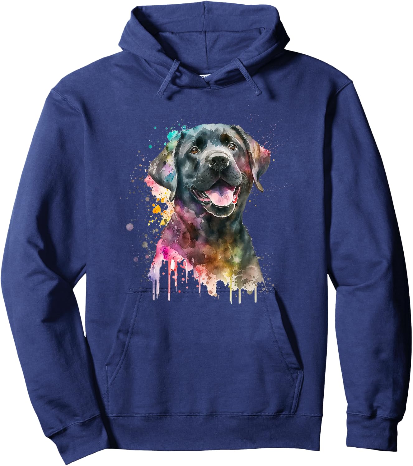 Cute Black Lab Black Labrador Retriever Puppy Dog Mom Animal Women Kids Hoodie - Hoodie | Navy