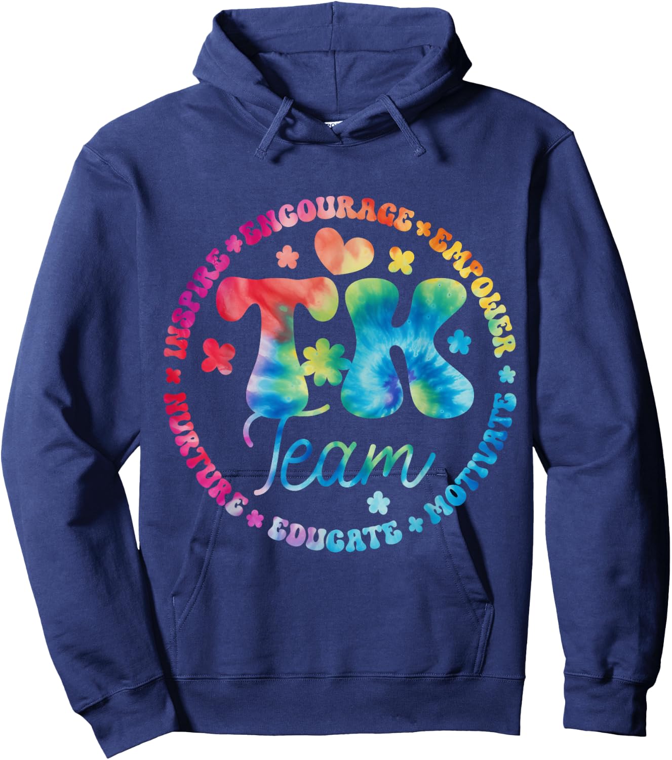 TK Team Transitional-Kindergarten Back To School Teacher Hoodie - Hoodie | Navy
