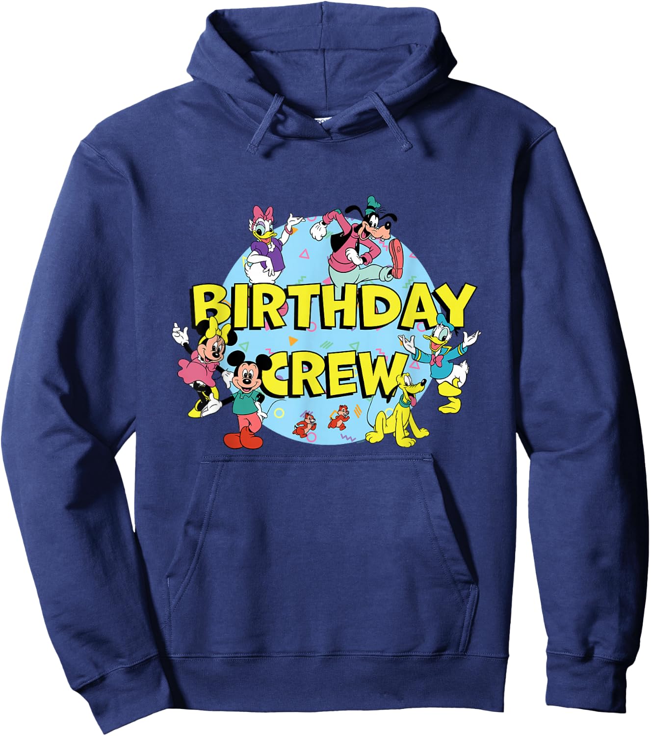 Disney Mickey and Friends Birthday Crew Party Matching Hoodie - Hoodie | Navy