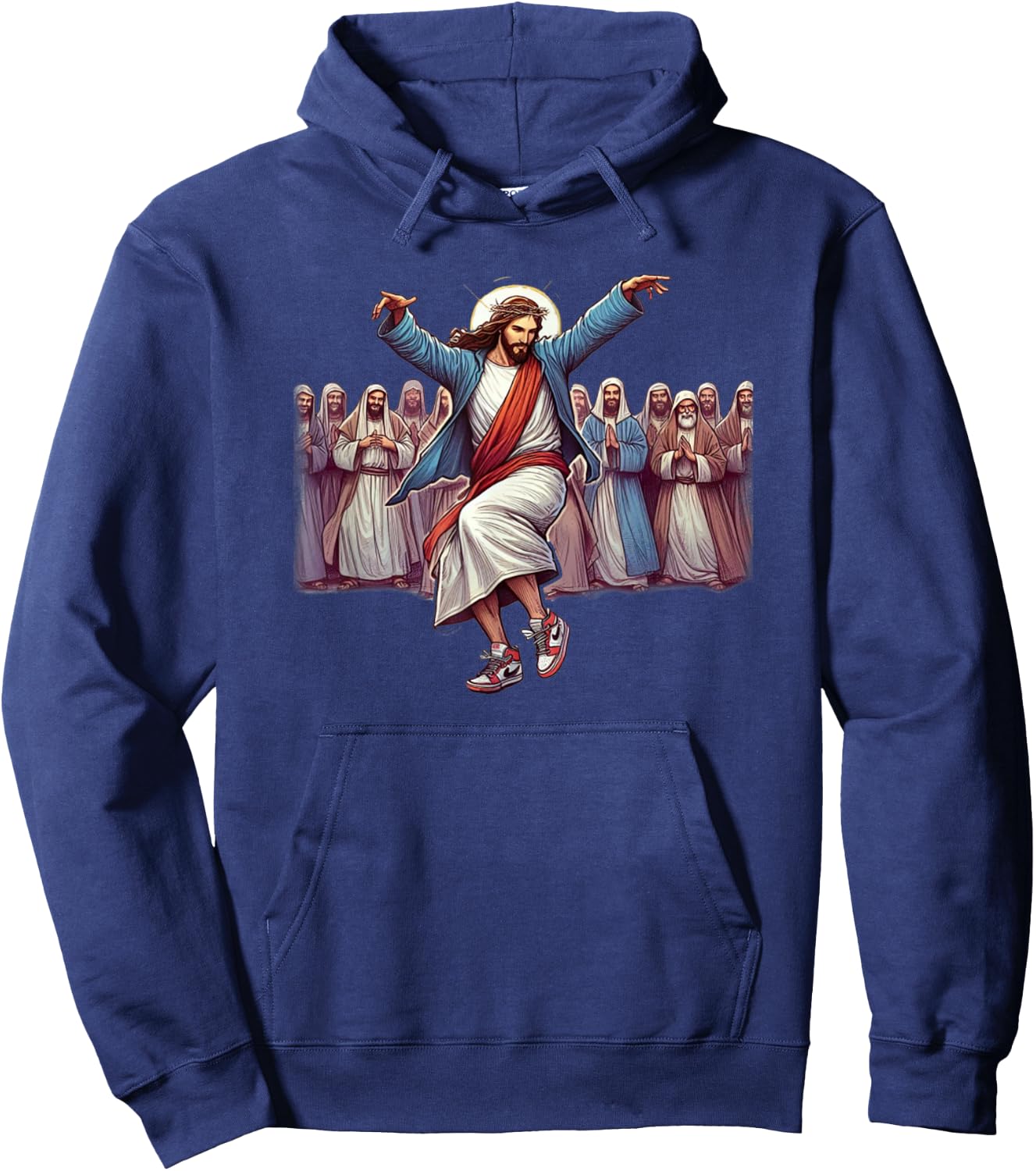 Jesus Gospel Music Retro Jesus Dance Christ Hoodie - Hoodie | Navy