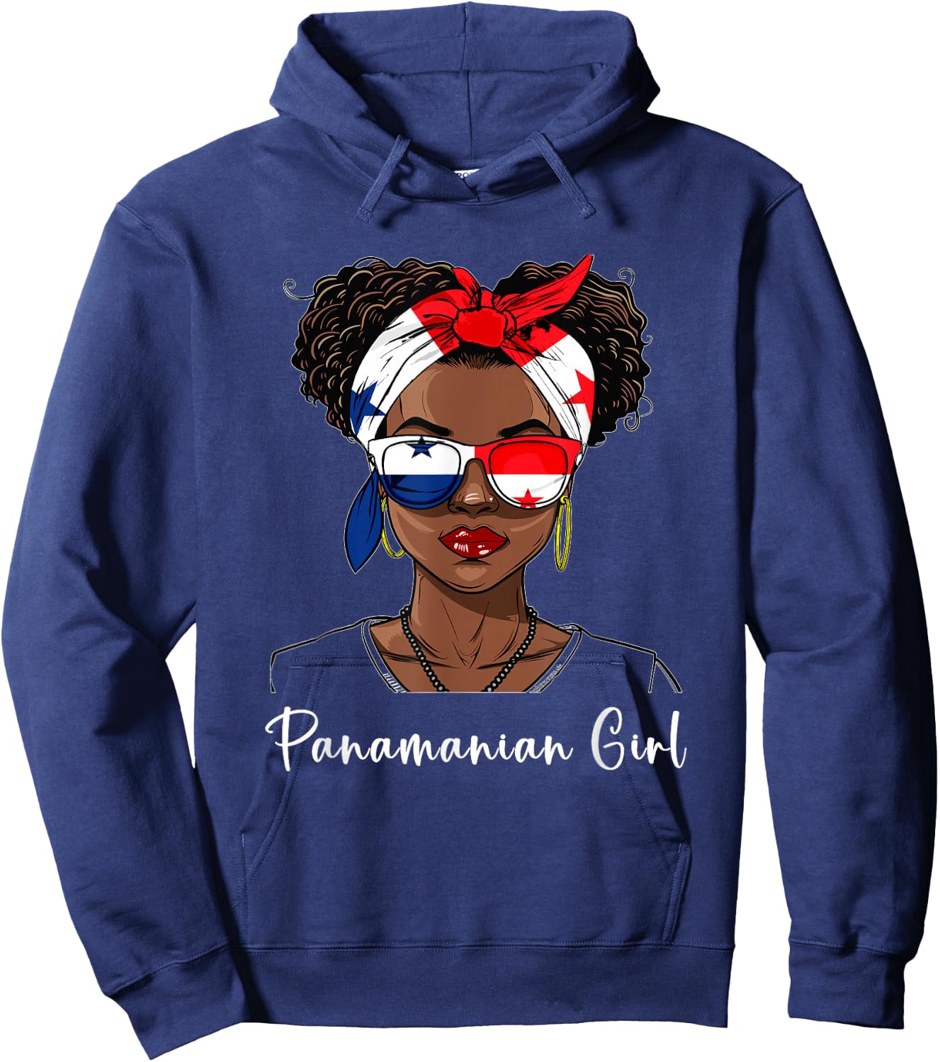Panama Flag Outfit for Woman Girl Souvenirs Panamanian Hoodie - Hoodie | Navy