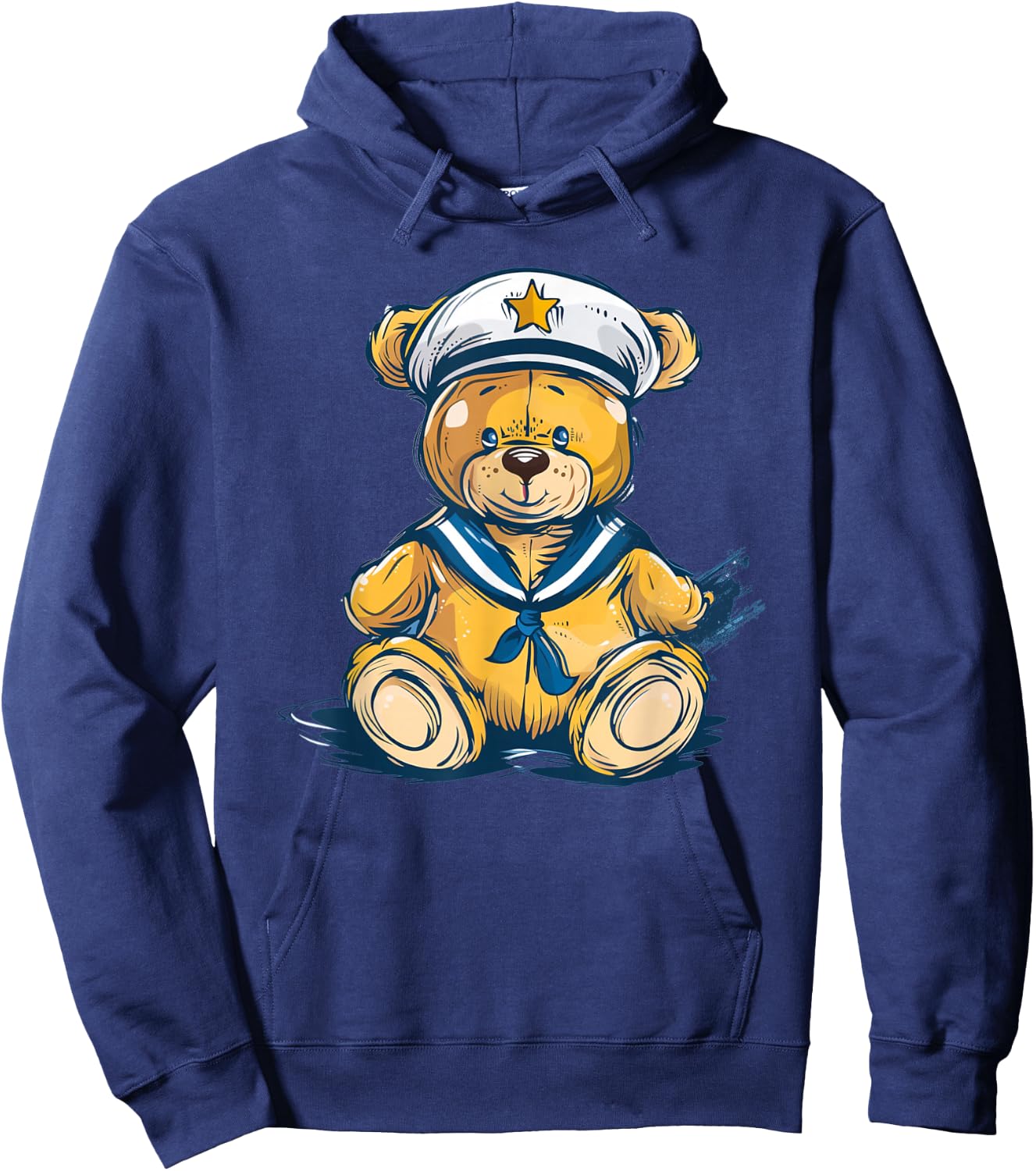 Funny Sailor Teddy Bear Costume for Boys and Girls Hoodie - Hoodie | Navy