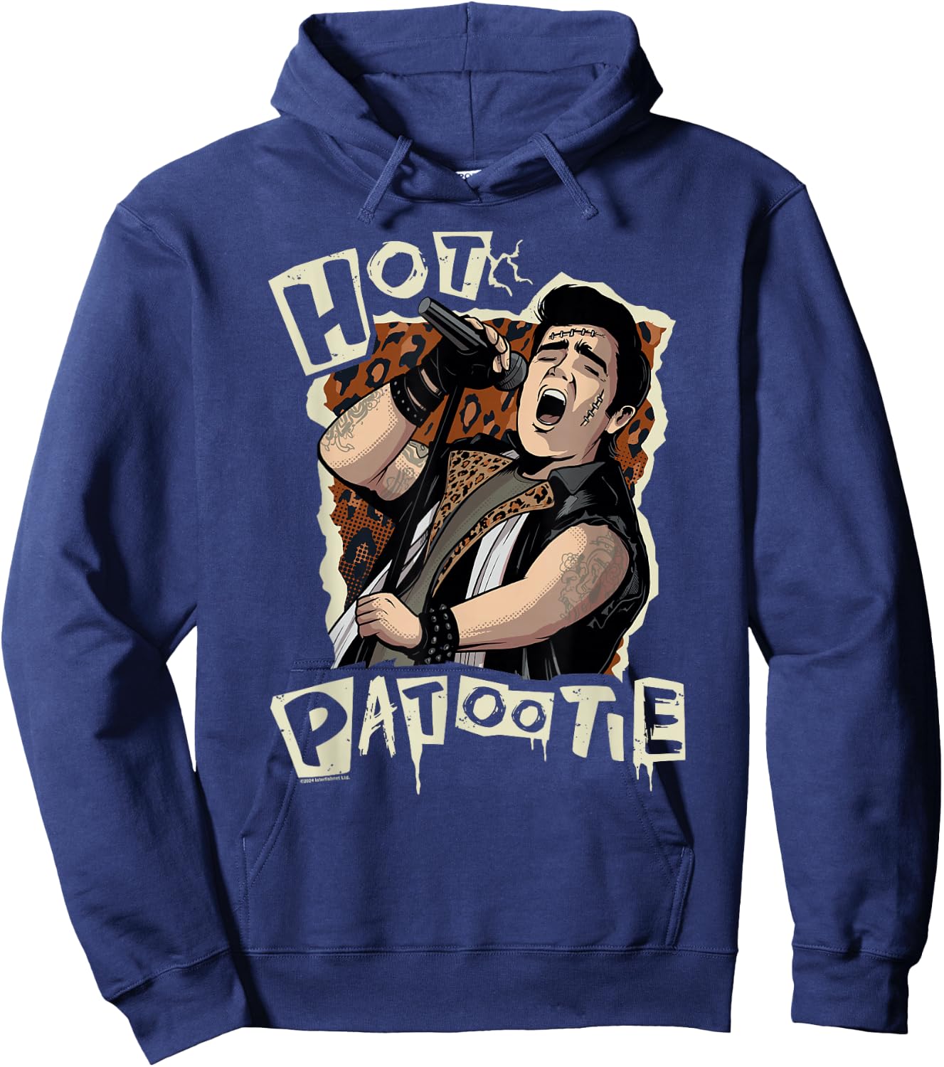 Rocky Horror Show Eddie Hot Patootie Hoodie - Hoodie | Navy