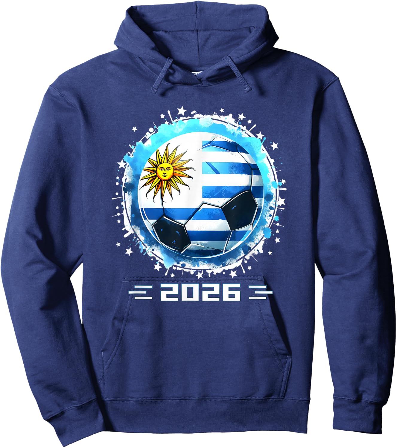 Uruguay Player Boys Kids Men Youth Teens Uruguay 2026 Hoodie - Hoodie | Navy