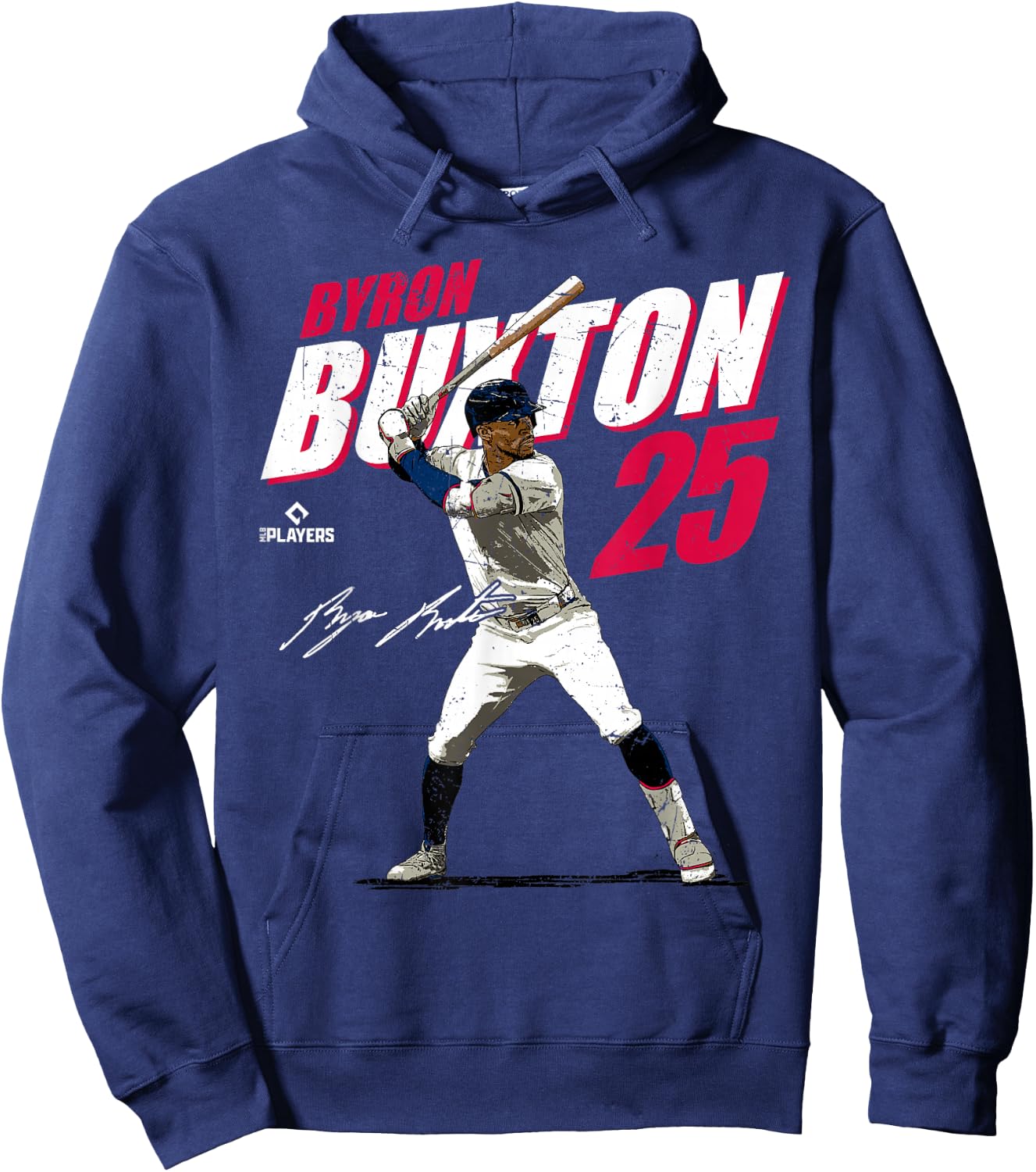 Byron Buxton | Minnesota Baseball Players | MLBBBN3001 Hoodie - Hoodie | Navy