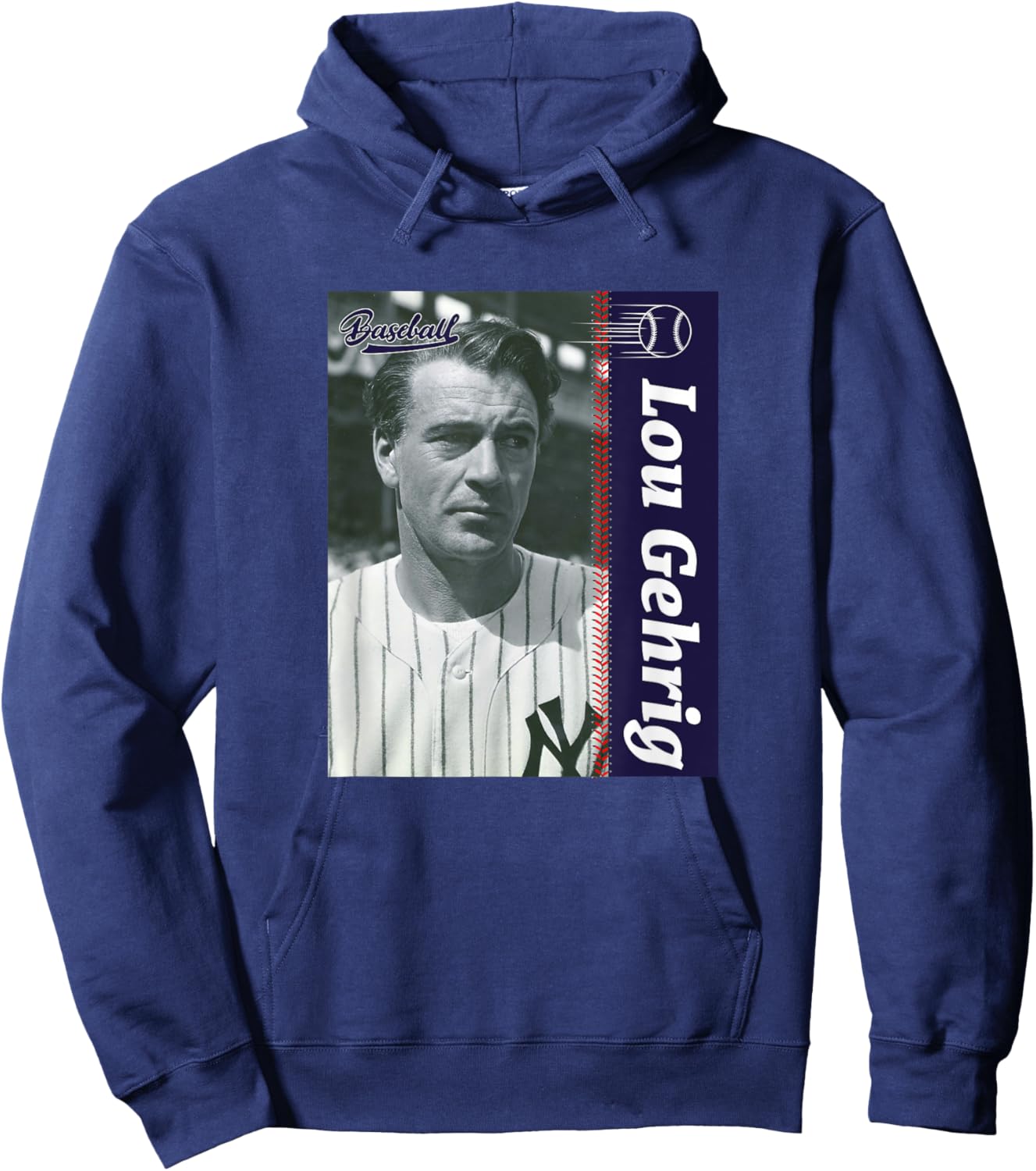 Lou Gehrig_001 Hoodie - Hoodie | Navy