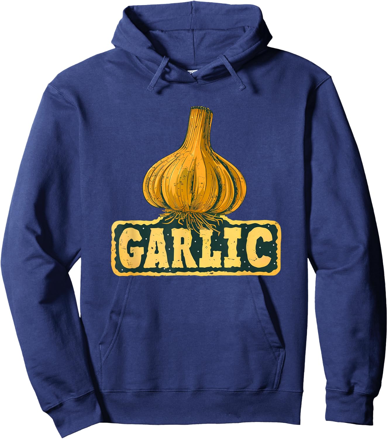 Garlic Statement Costume for funny Adults and Kids Hoodie - Hoodie | Navy