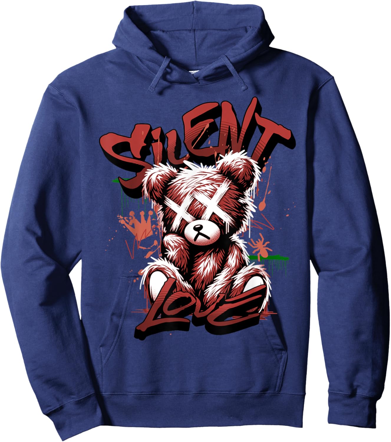 Silent Love Dune Red 13s Matching Women Hoodie - Hoodie | Navy