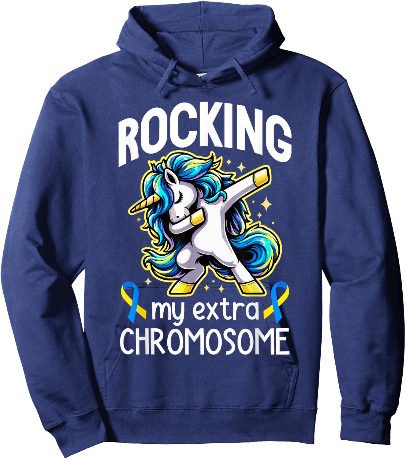 Down Syndrome Awareness Day Down Syndrome Daughter Sister Hoodie - Hoodie | Navy