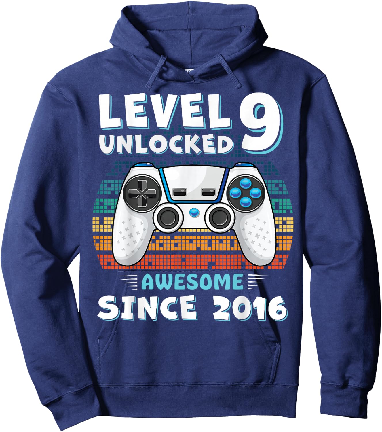 9 Year Old Bday Decorations Son Boy 9yr 2016 9th Birthday Hoodie - Hoodie | Navy