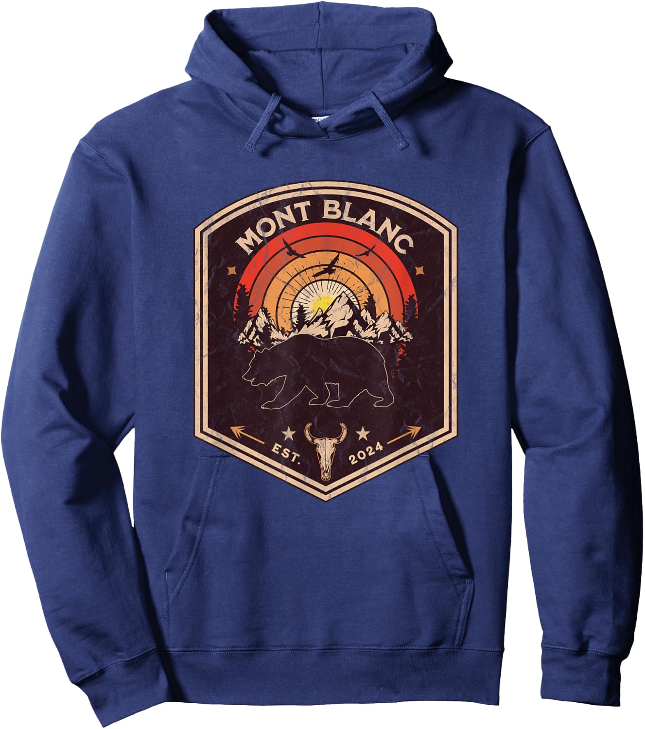 Mont Blanc Souvenir / Mont Blanc Hoodie - Hoodie | Navy