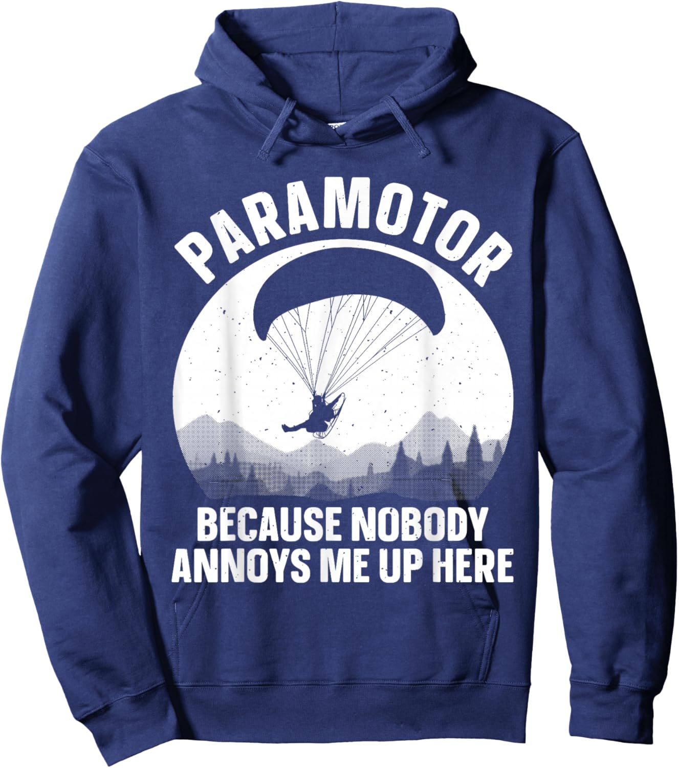 Cool Paramotor Art Women Paragliding Lover Paramotor Hoodie - Hoodie | Navy