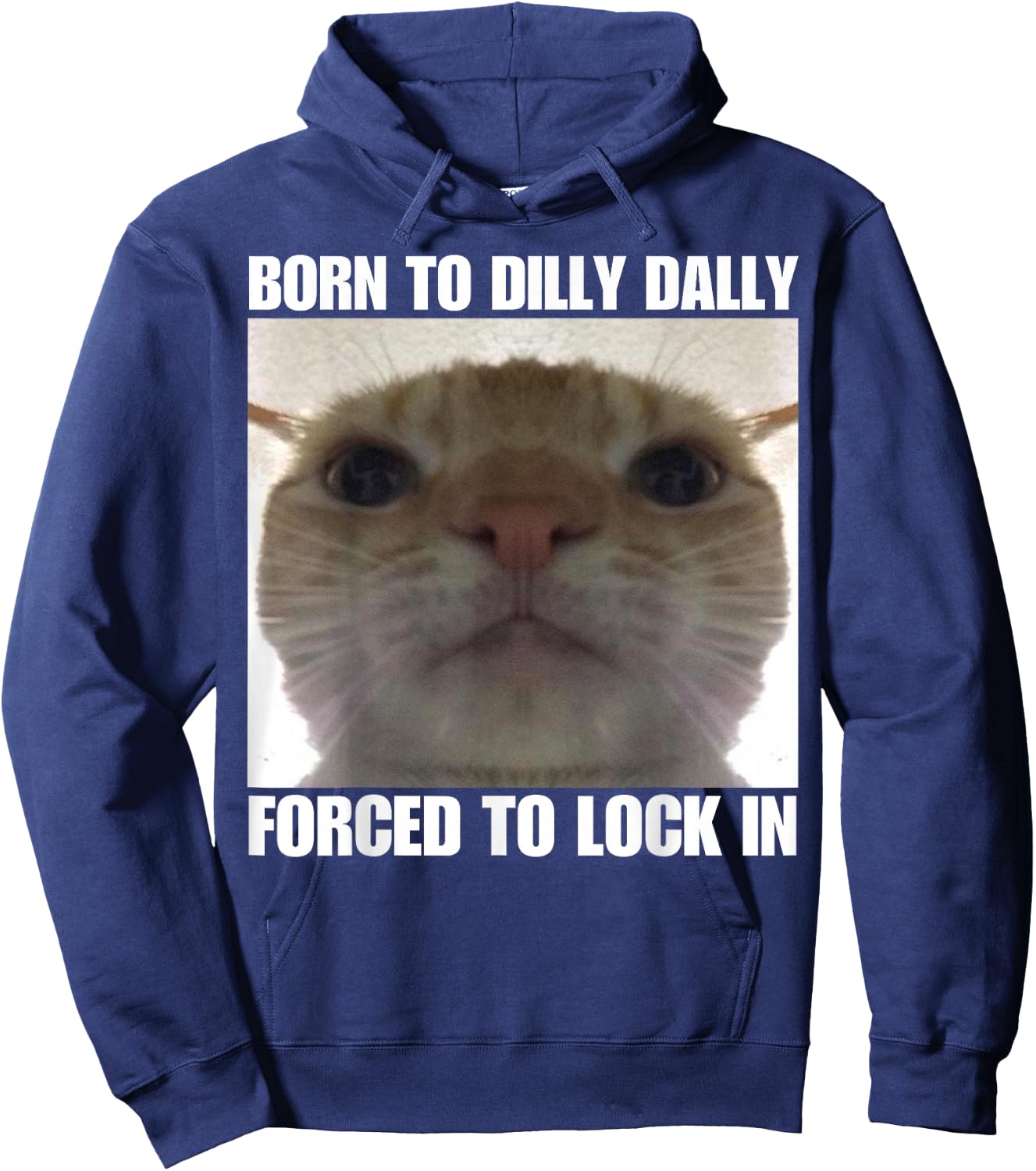 Born To Dilly Dally Hoodie - Hoodie | Navy