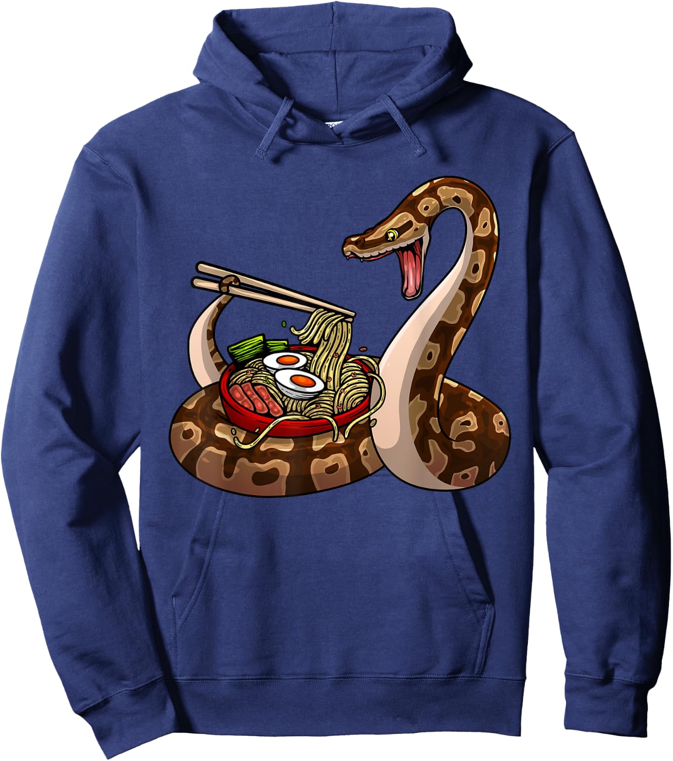 Funny Ball Python Art Women Snake Ball Python Lover Hoodie - Hoodie | Navy