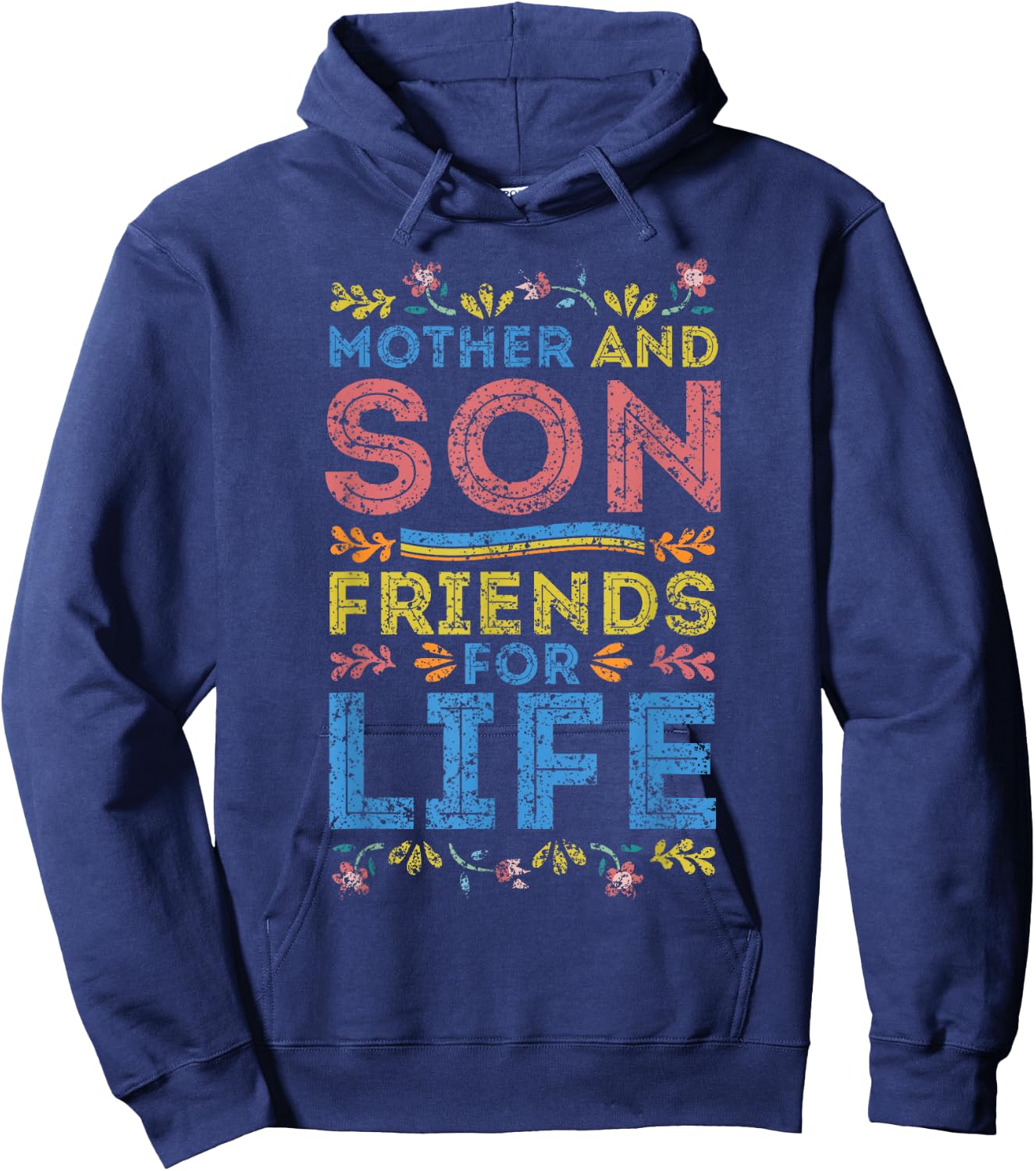 Mother And Son Friends For Life Mom Matching Mother Son Hoodie - Hoodie | Navy