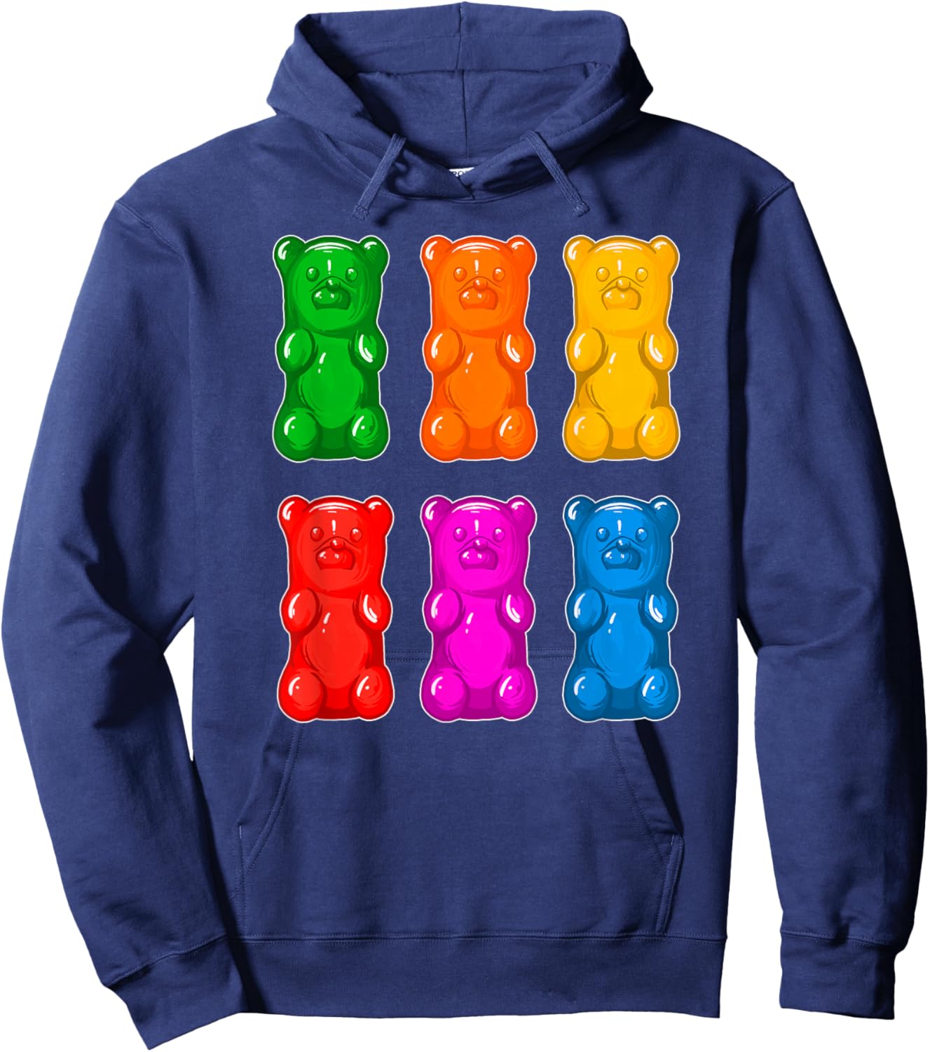 Gummy Bears for Adult and Youth Hoodie - Hoodie | Navy