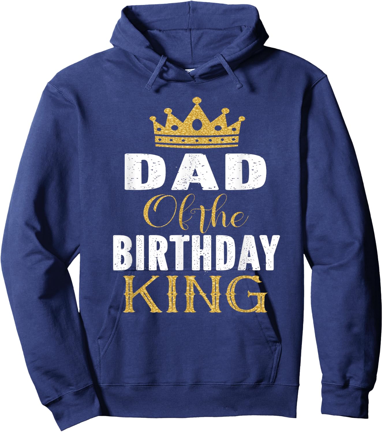 Dad Of The Birthday King Boys Bday Party Gift Hoodie - Hoodie | Navy