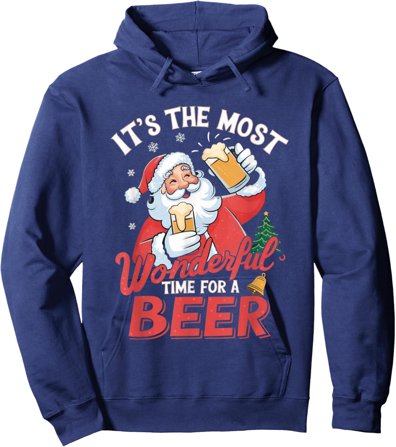 It's the most wonderful time for a beer Hoodie - Hoodie | Navy