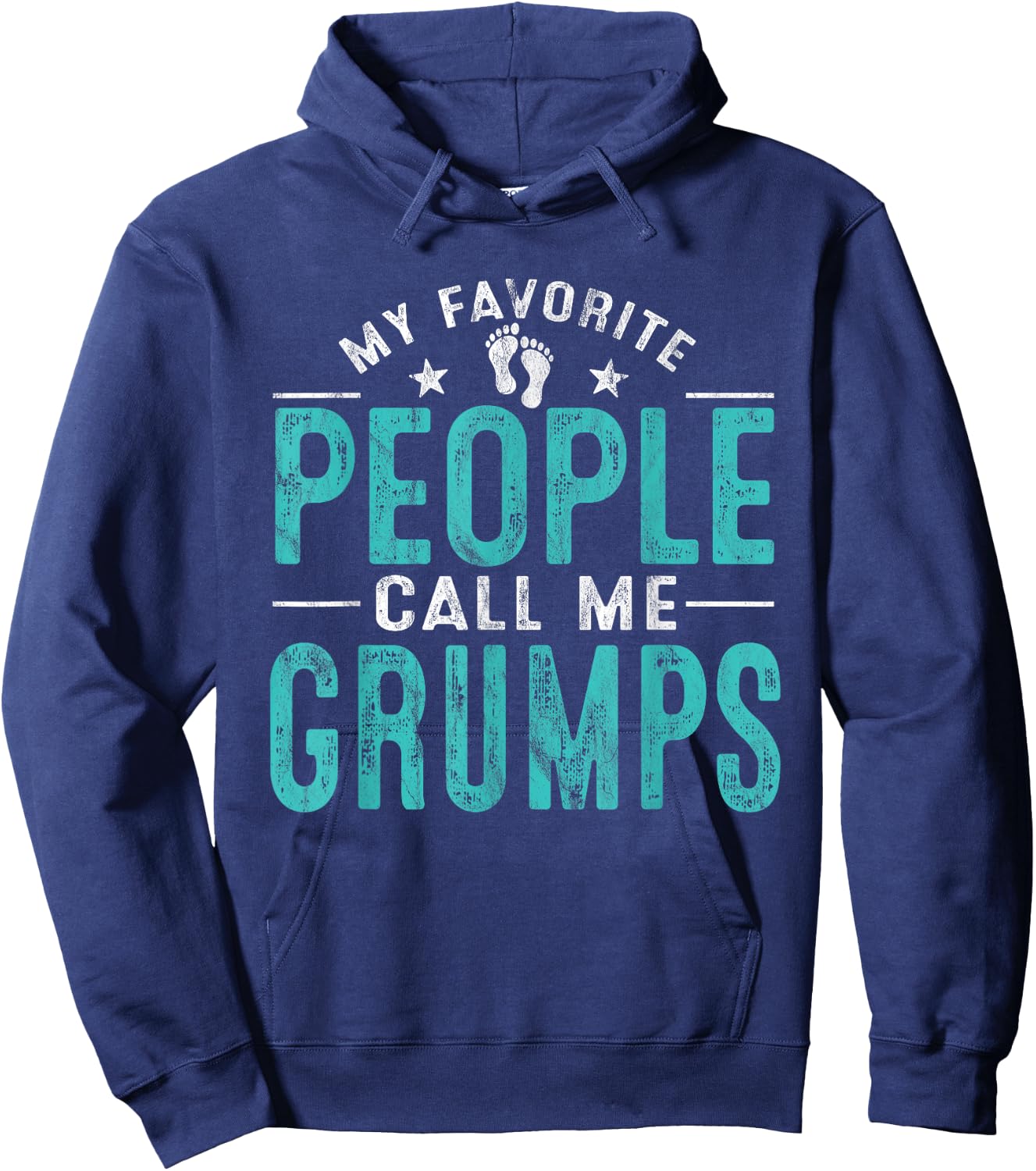 My Favorite People Call Me Grumps Vintage Funny Grumps Hoodie - Hoodie | Navy
