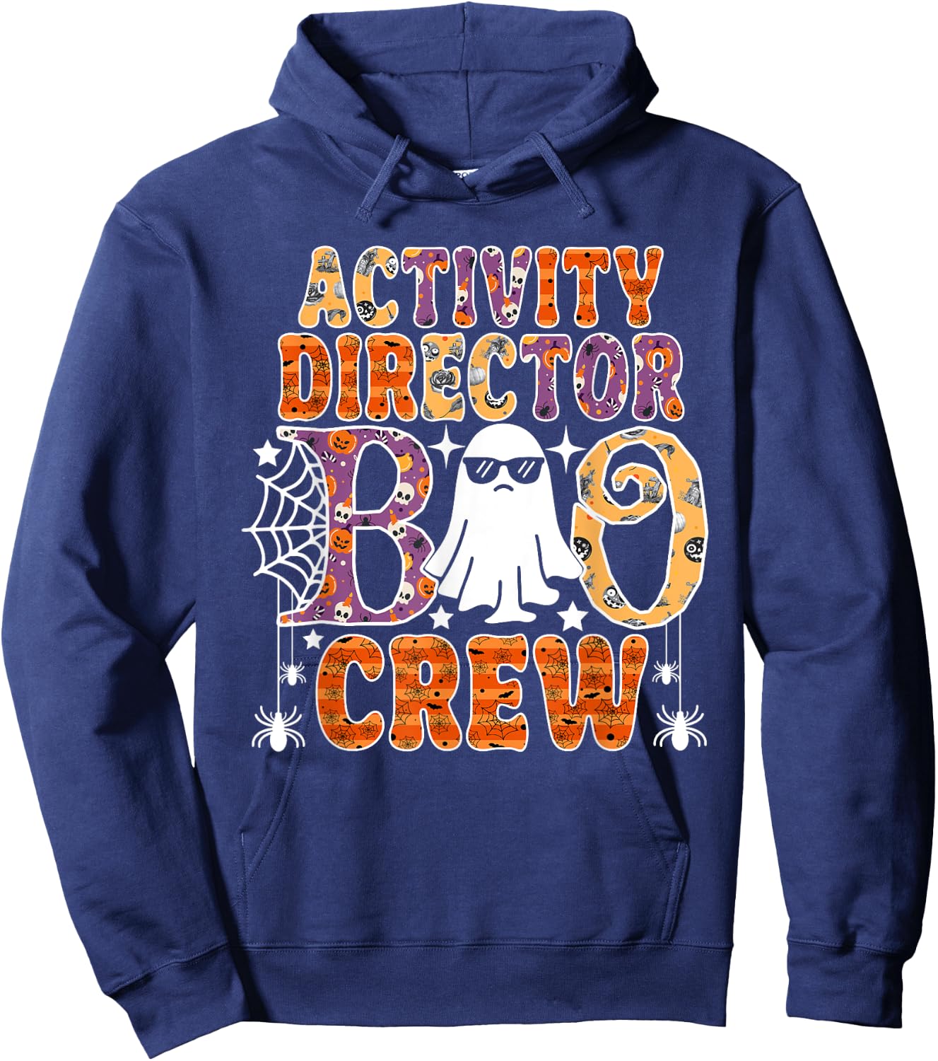 Activity Director Boo Crew Funny Halloween Costume Hoodie - Hoodie | Navy