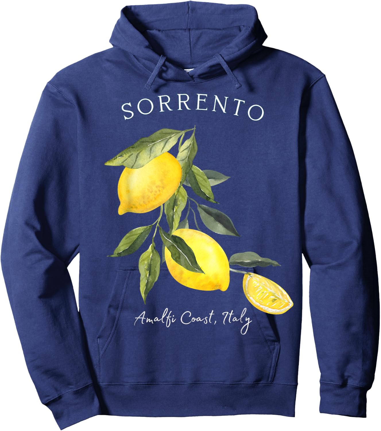Sorrento Italy European Vacation Outfits Women Souvenir Hoodie - Hoodie | Navy