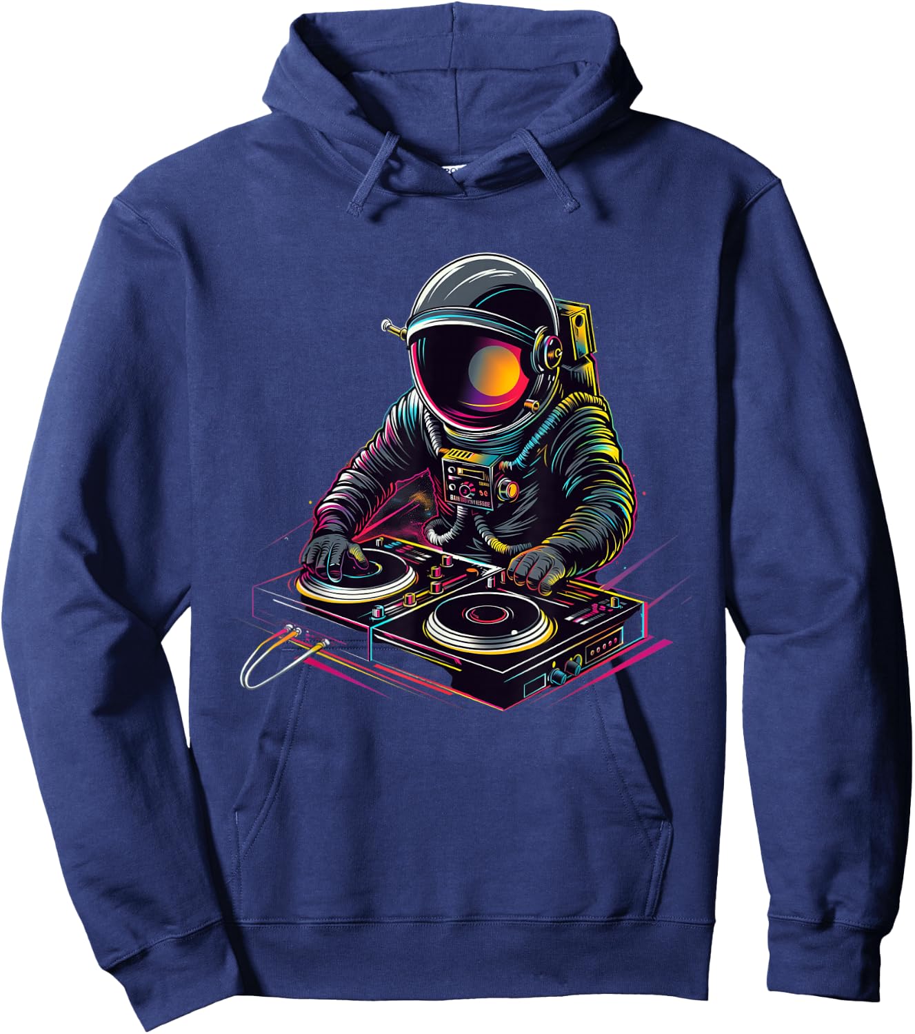 Astronaut DJ. Astronaut DJ-ing in space Hoodie - Hoodie | Navy