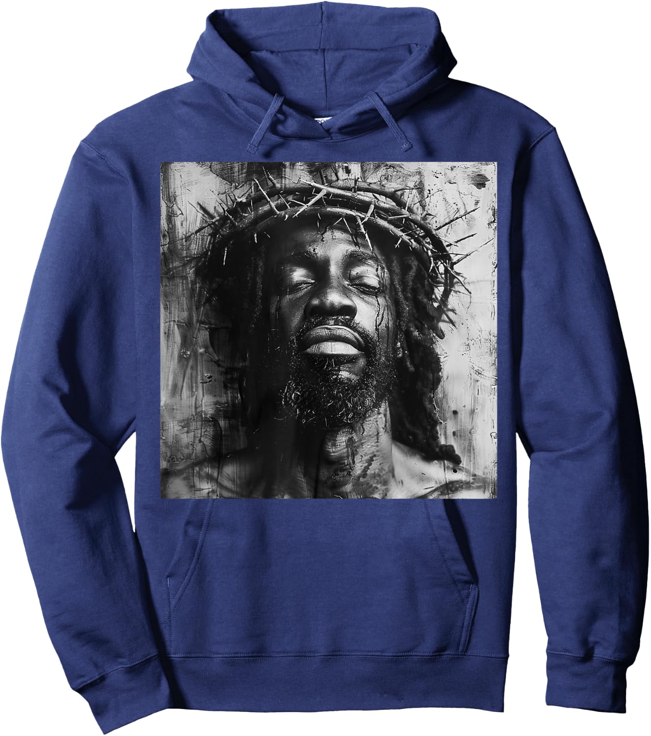 Black Jesus, Christianity, Church, Christ, Jesus Hoodie - Hoodie | Navy