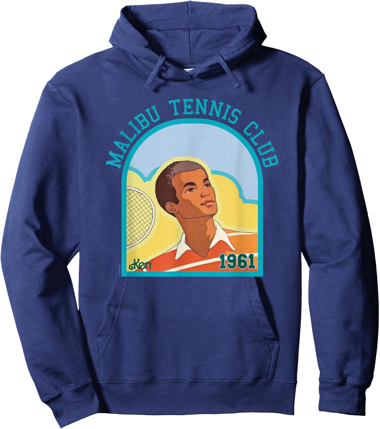 Barbie Ken Malibu Tennis Club 1961 Hoodie - Hoodie | Navy