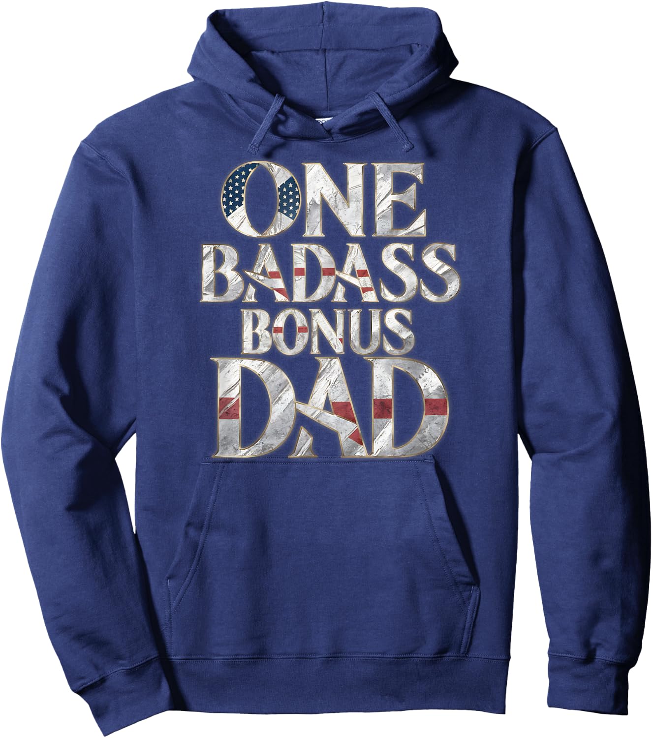 One Badass Bonus Dad Father's Day Hoodie - Hoodie | Navy
