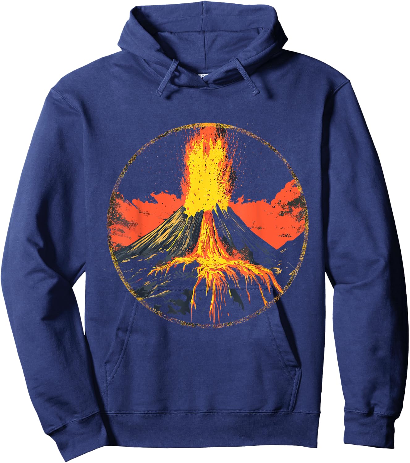 Cool erupting volcano costume for boys and girls Hoodie - Hoodie | Navy