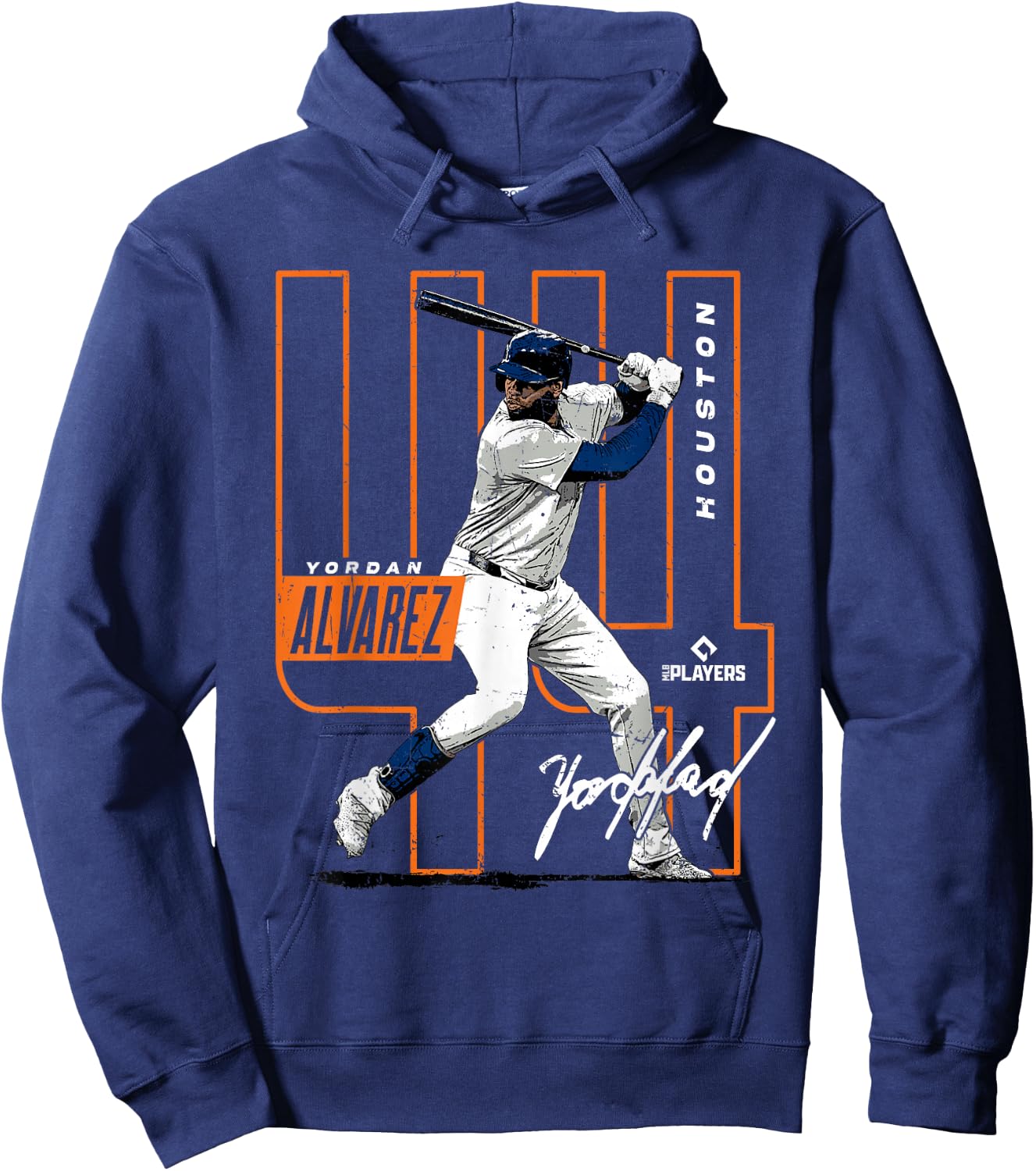 Yordan Alvarez | Houston Baseball MLB Players | MLBALV4049-S Hoodie - Hoodie | Navy