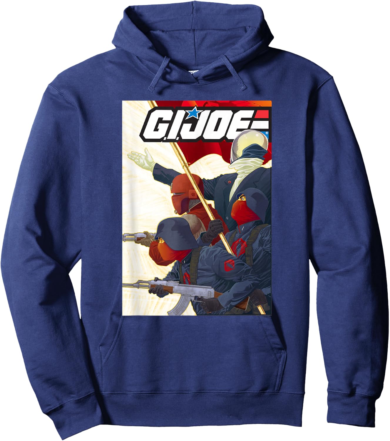 G.I. Joe A Real American Hero Cobra Command Troops Poster Hoodie - Hoodie | Navy