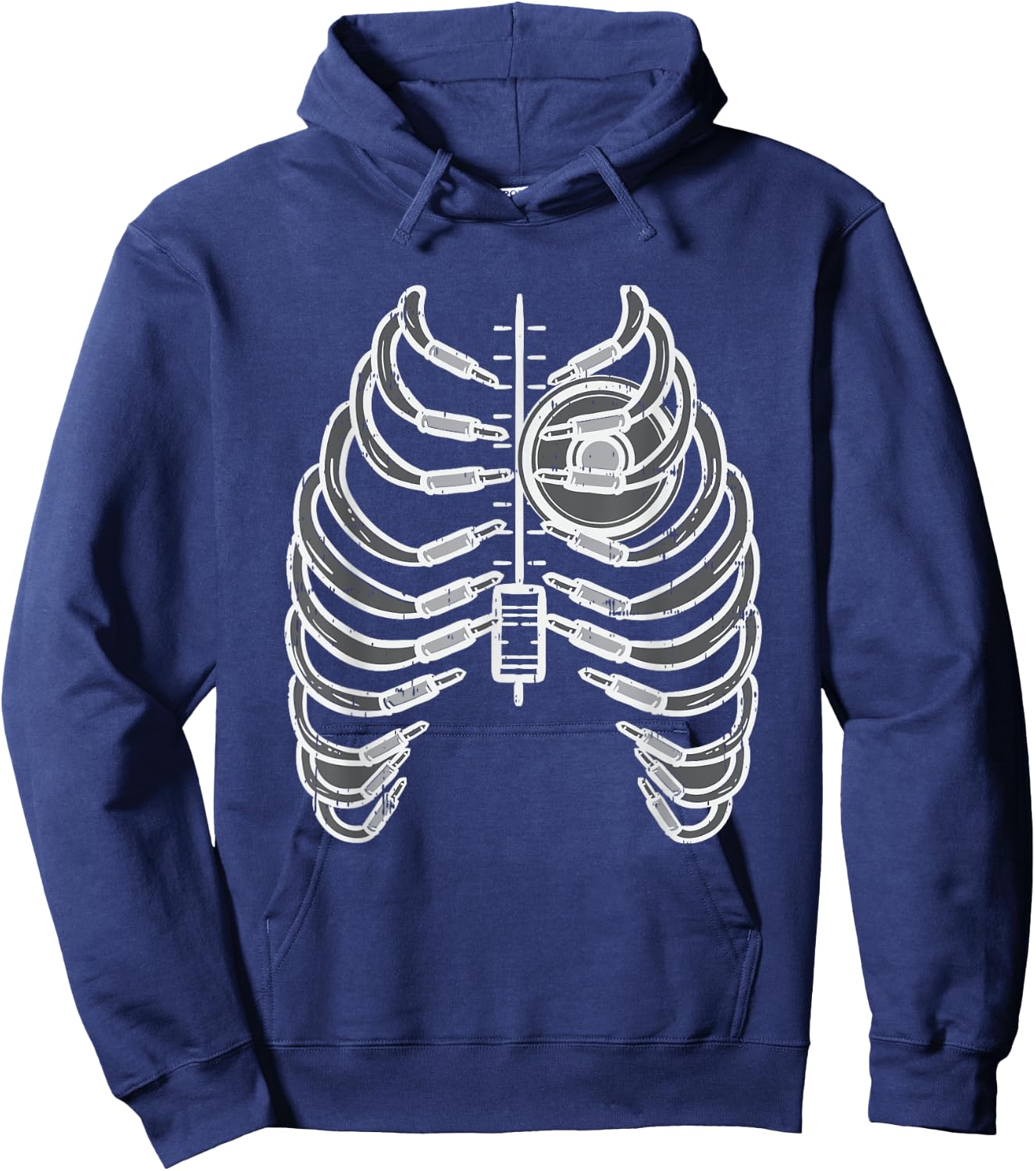 Sound Engineer Rib Cage for Audio Engineer Hoodie - Hoodie | Navy