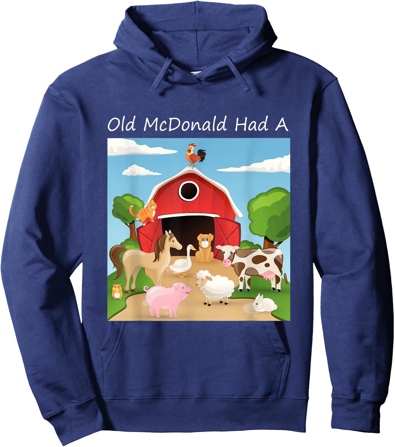 "Old McDonald had a Farm" for Farmers Hoodie - Hoodie | Navy
