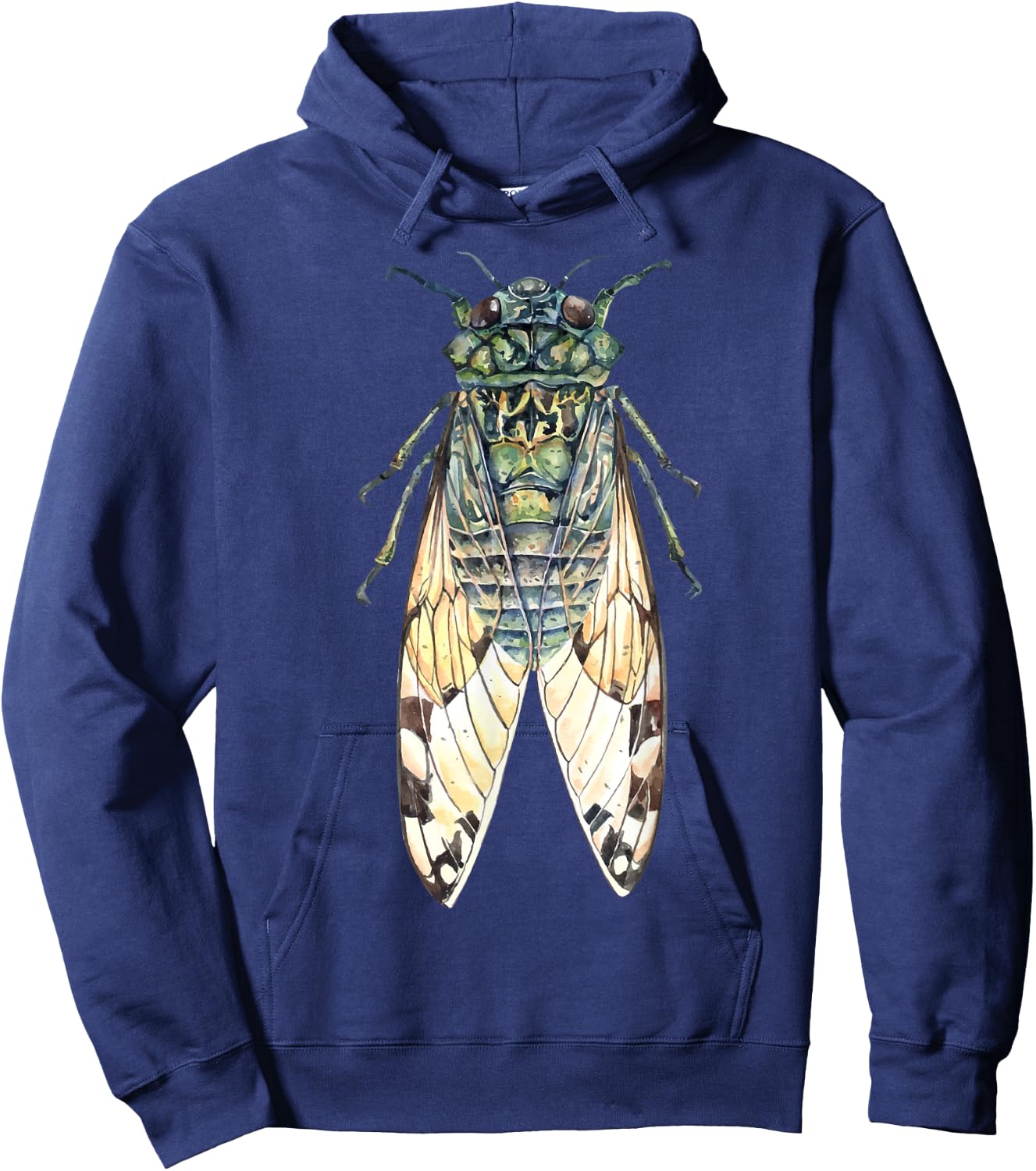CICADA Insect Great Eastern Brood X USA 2024 Magicicada Hoodie - Hoodie | Navy