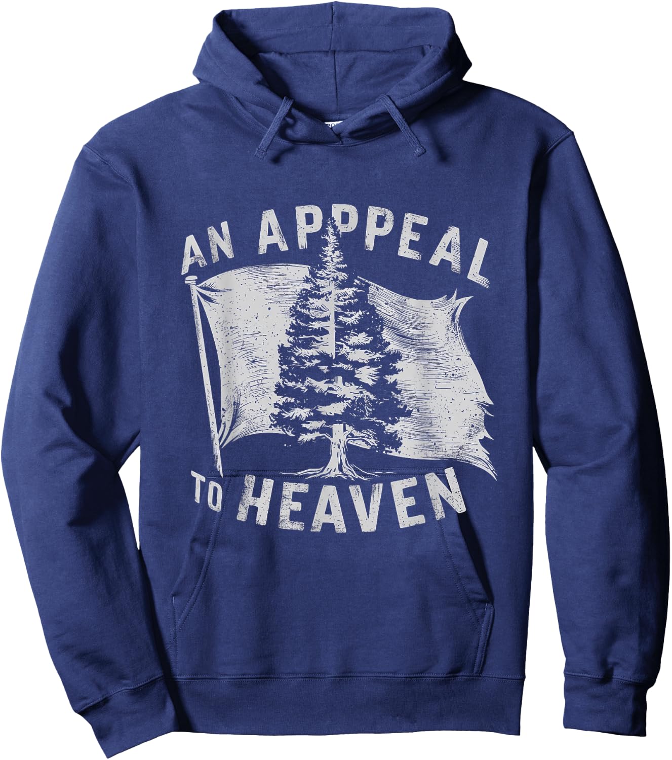 4th of July An Appeal To Heaven Flag Pine Tree Flag Women Men Hoodie - Hoodie | Navy