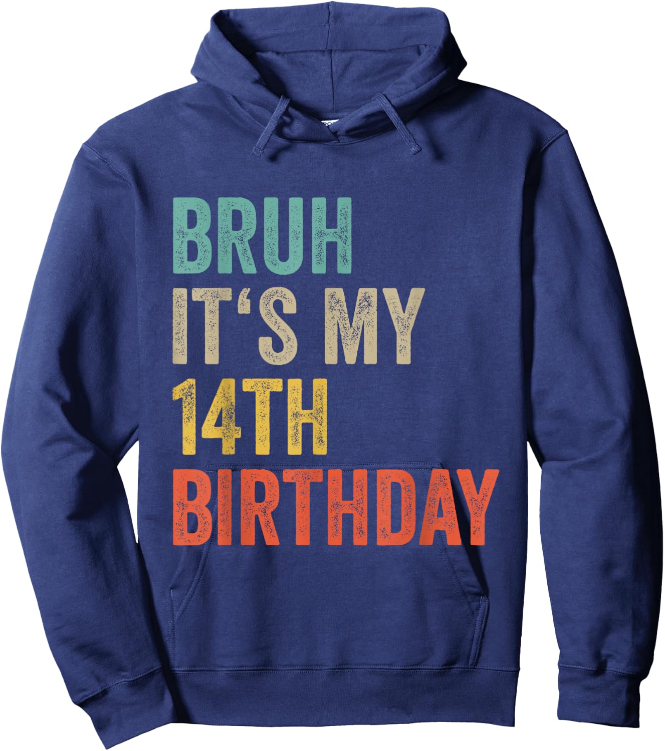 14th Birthday Girl Teenager Boys Birthday Hoodie - Hoodie | Navy
