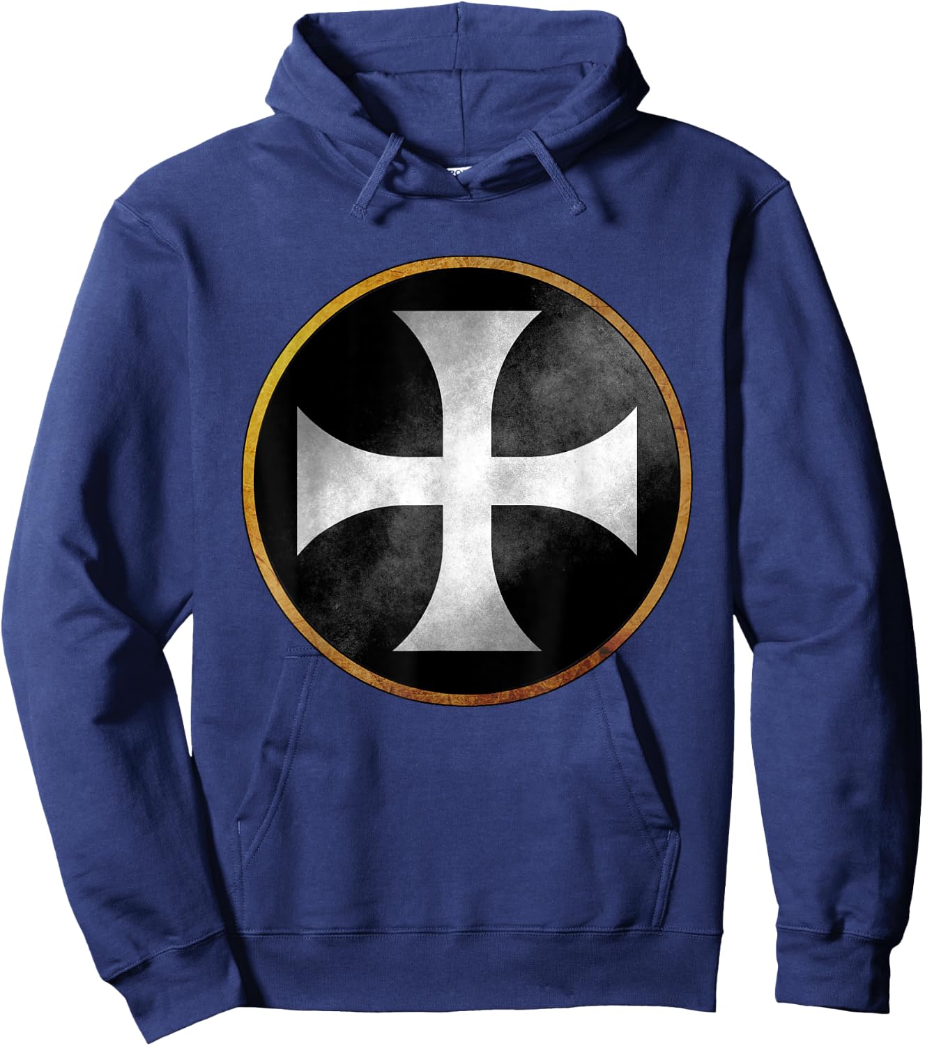 Knights Templar Cross Hoodie - Hoodie | Navy