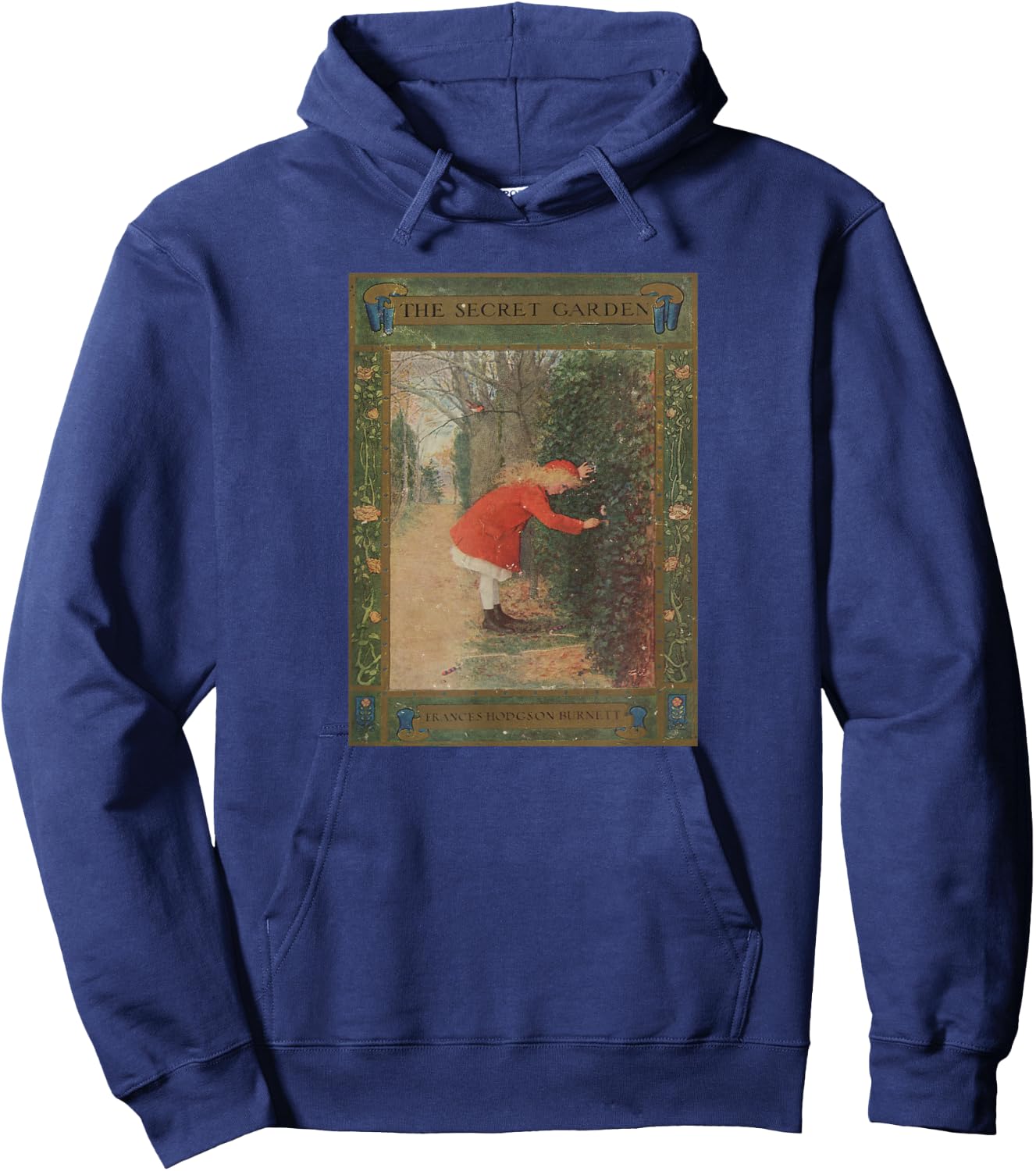 The Secret Garden Book Cover Hoodie - Hoodie | Navy