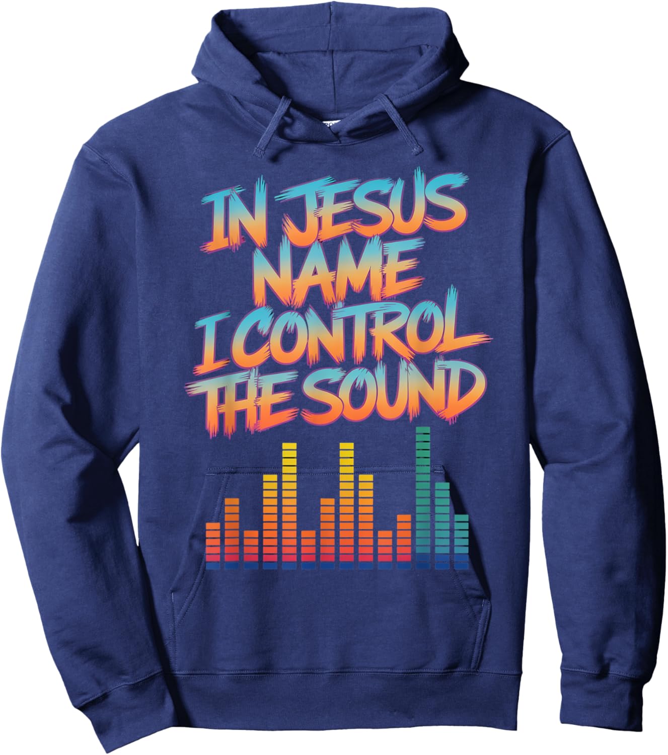 I Control Sound Recording Technician Church Sound Engineer Hoodie - Hoodie | Navy