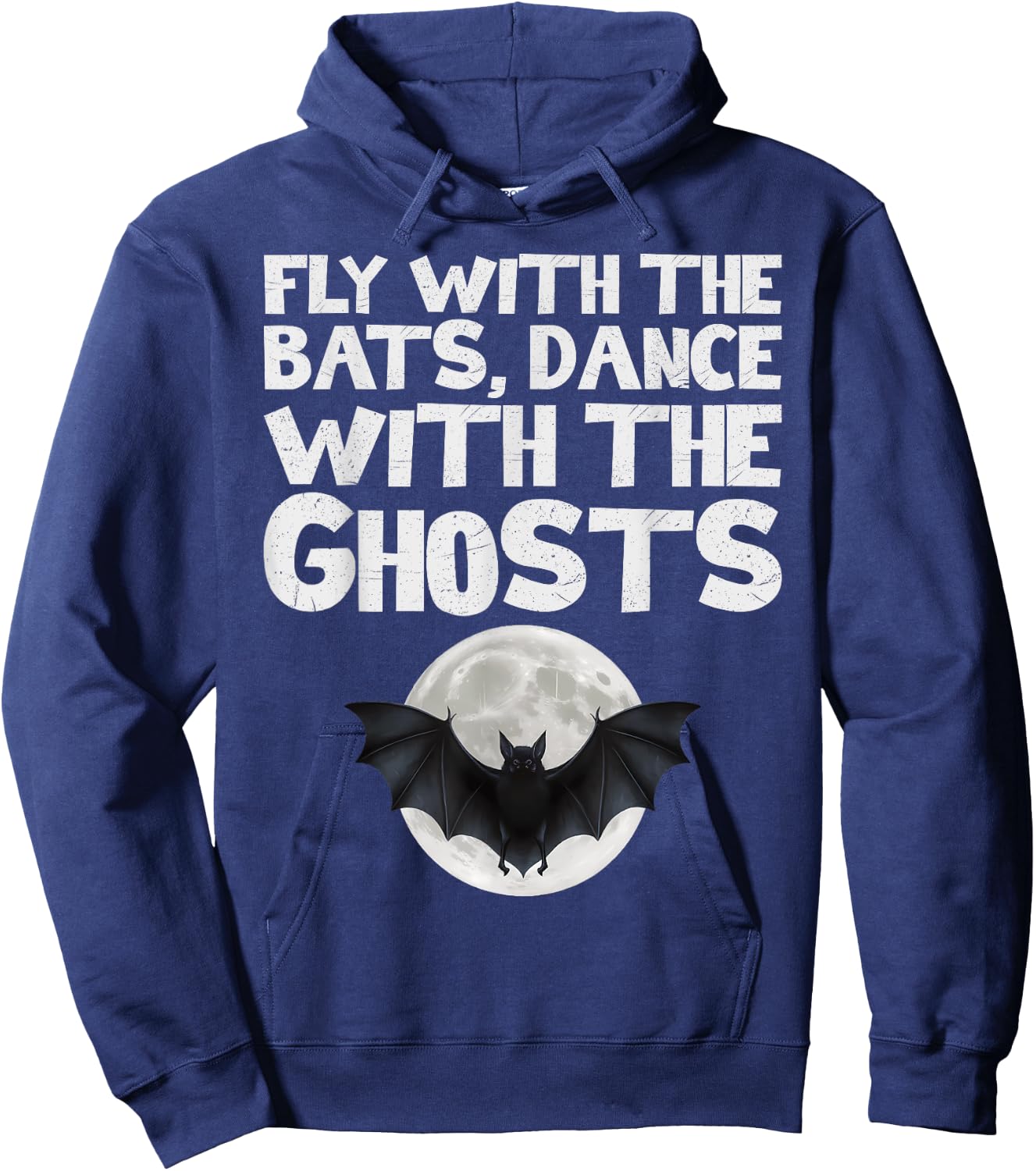 Fly with the Bats, Dance with the Ghosts Hoodie - Hoodie | Navy
