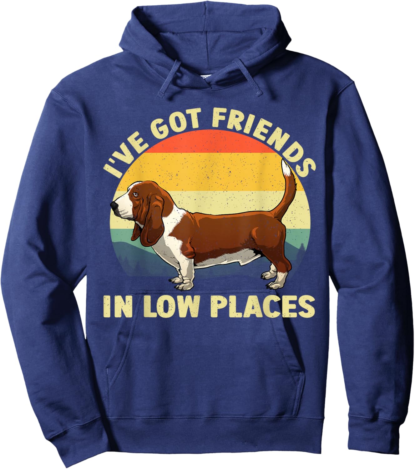 Best Basset Hound Design Women Basset Hound Lover Hoodie - Hoodie | Navy