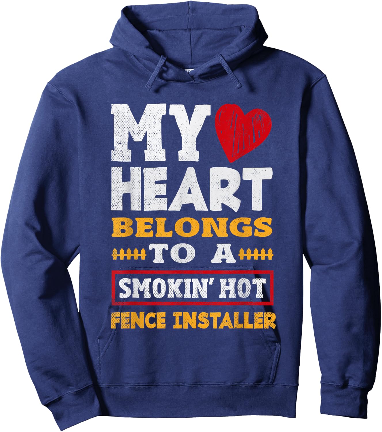Funny Fencing Specialist Saying Fence Installer Hoodie - Hoodie | Navy
