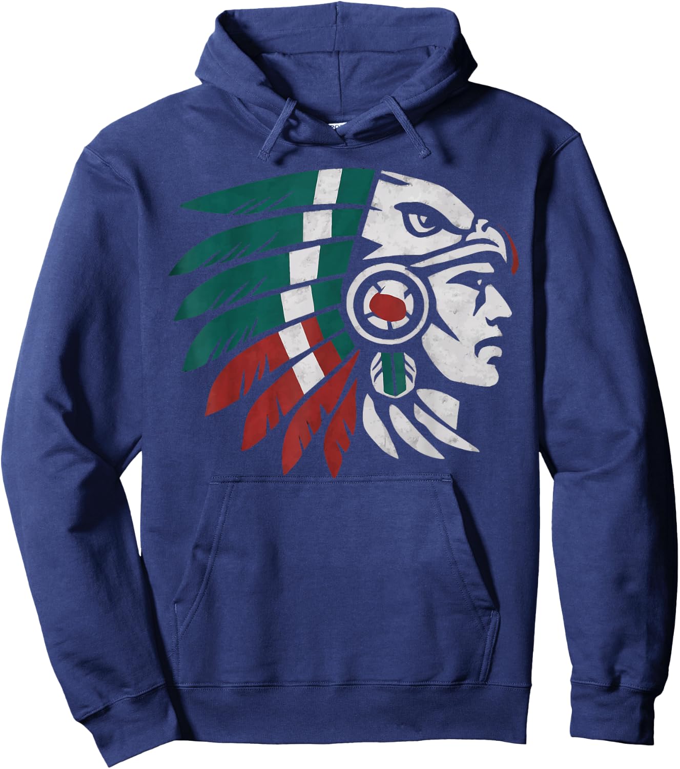 Aztec Warrior Mayan Indigenous Mexican Aztec Jaguar Hoodie - Hoodie | Navy