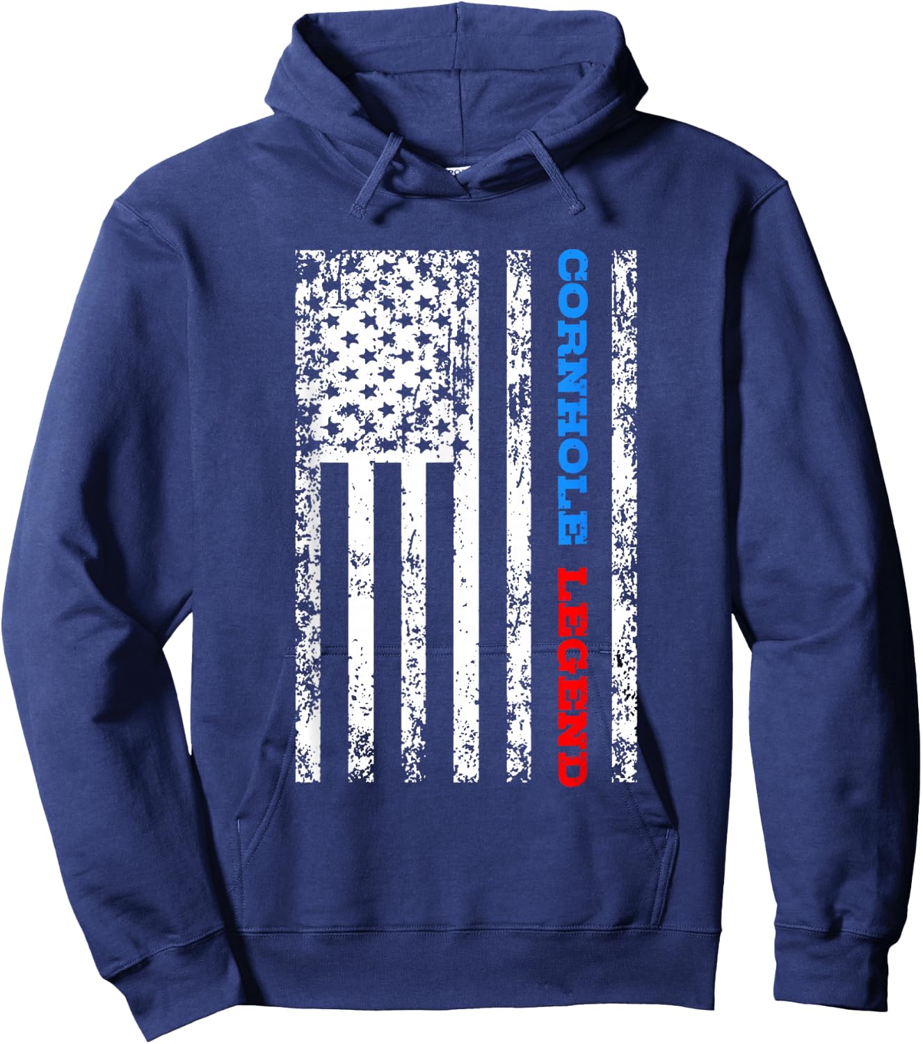 Cornhole Champion Bean Bag Corn Hole Toss Gift Hoodie - Hoodie | Navy
