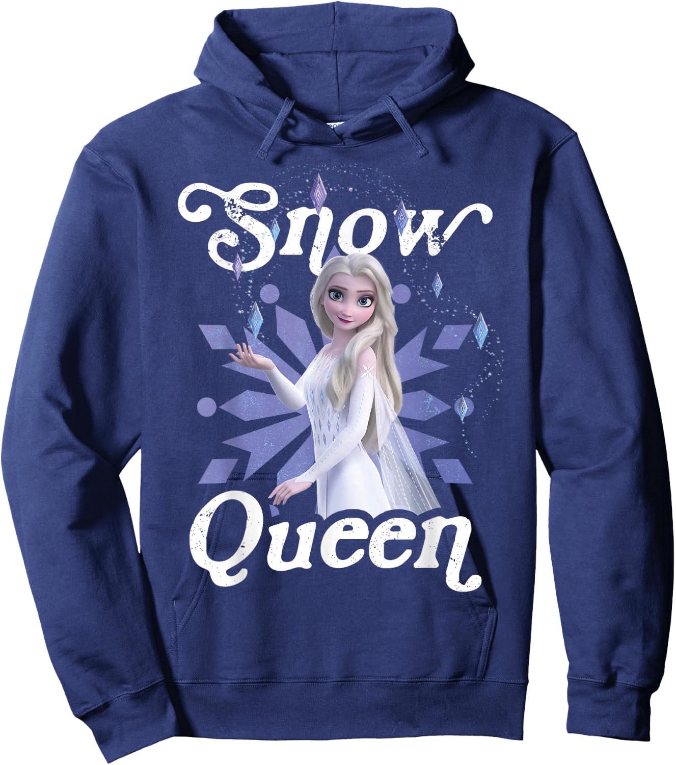 Disney Frozen 2 Elsa Snow Queen Portrait Hoodie - Hoodie | Navy