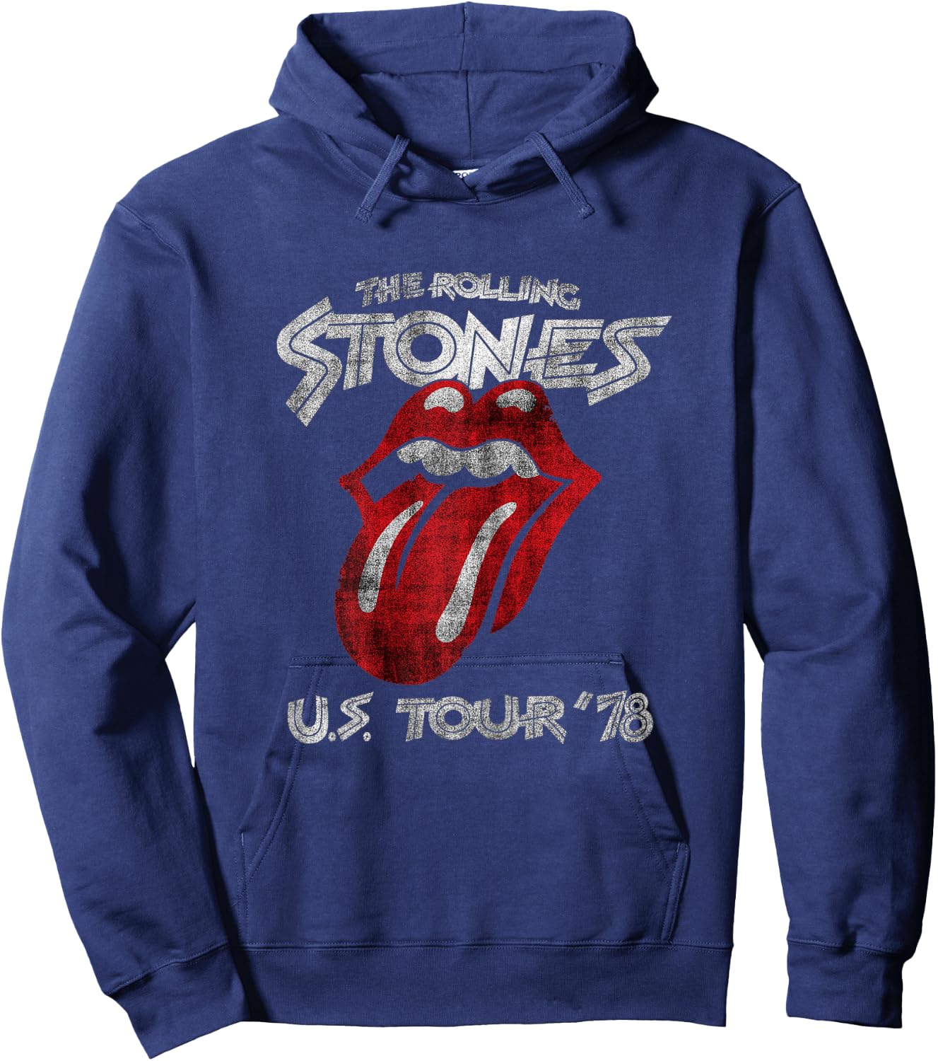 Rolling Stones U.S. Tour 1978 Hoodie - Hoodie | Navy